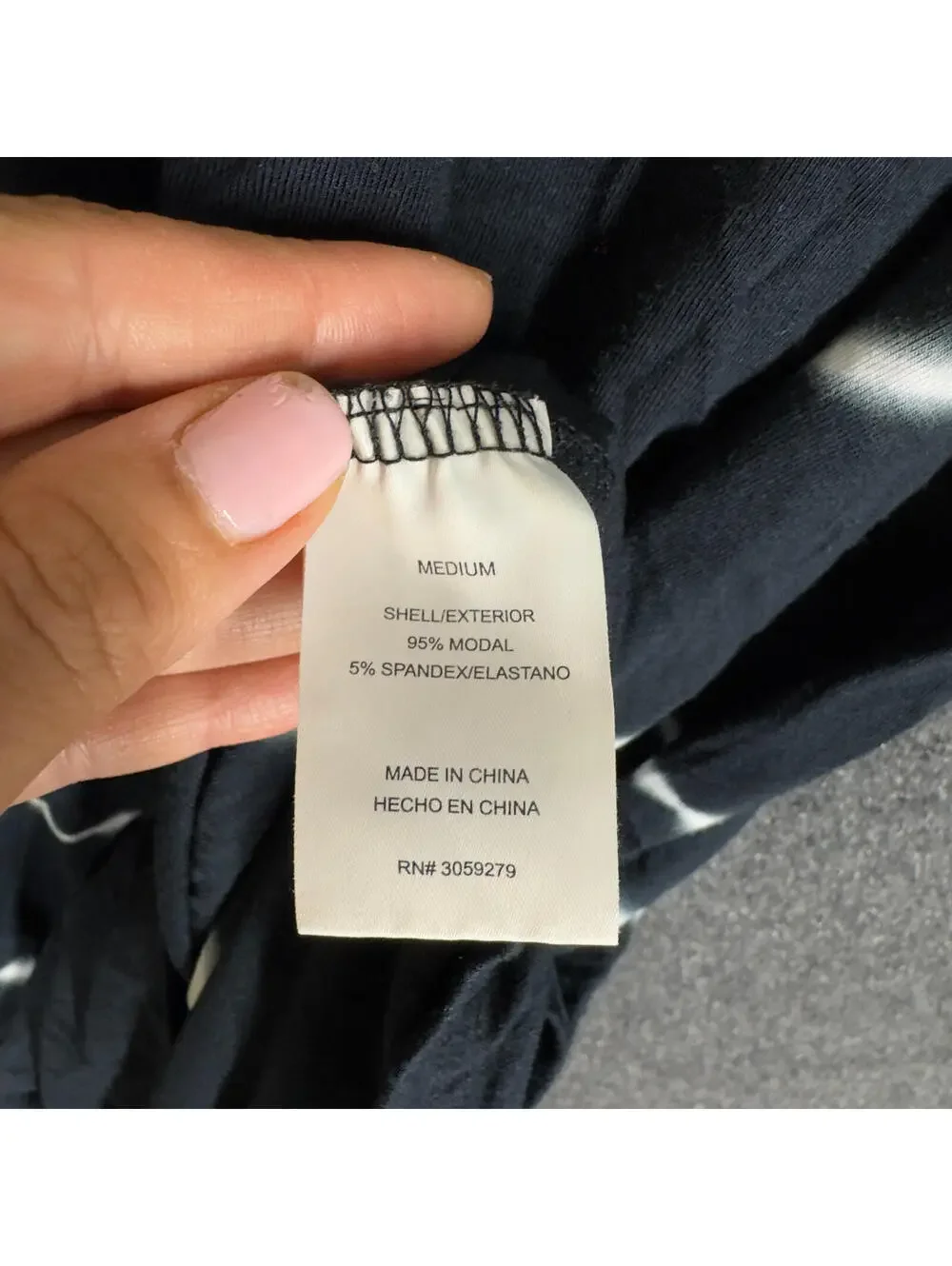 Thread & Supply Dress Women M Medium Black Striped Shift Midi Sleeveless Casual